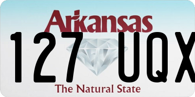 AR license plate 127UQX