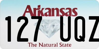 AR license plate 127UQZ