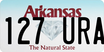 AR license plate 127URA