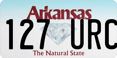 AR license plate 127URC