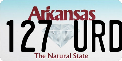 AR license plate 127URD