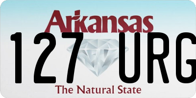 AR license plate 127URG
