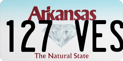 AR license plate 127VES