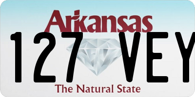 AR license plate 127VEY