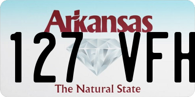 AR license plate 127VFH