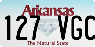 AR license plate 127VGC