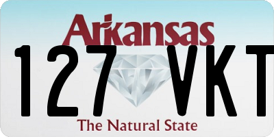 AR license plate 127VKT