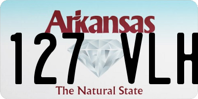 AR license plate 127VLH