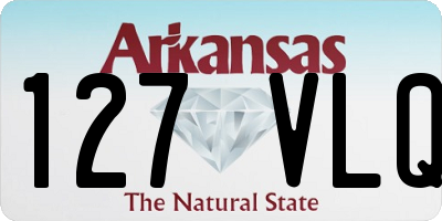 AR license plate 127VLQ
