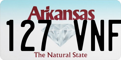 AR license plate 127VNF
