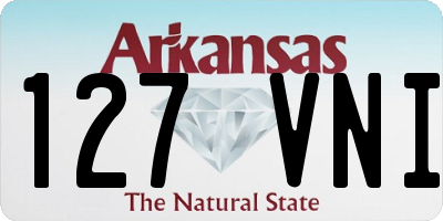 AR license plate 127VNI