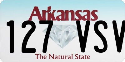 AR license plate 127VSV
