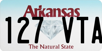 AR license plate 127VTA