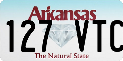 AR license plate 127VTC