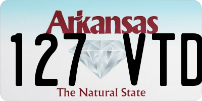 AR license plate 127VTD