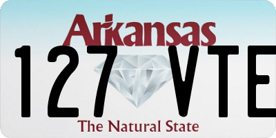 AR license plate 127VTE
