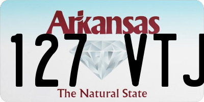AR license plate 127VTJ