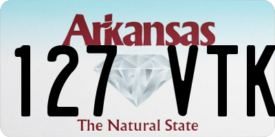 AR license plate 127VTK