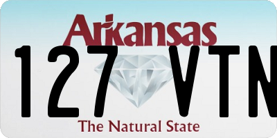 AR license plate 127VTN