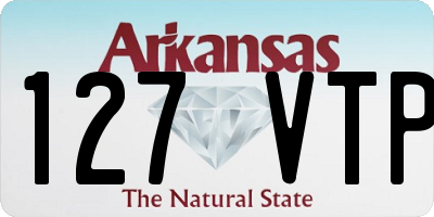 AR license plate 127VTP