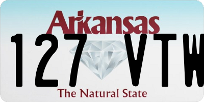 AR license plate 127VTW