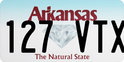 AR license plate 127VTX