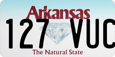 AR license plate 127VUC