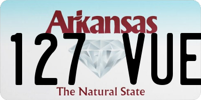 AR license plate 127VUE