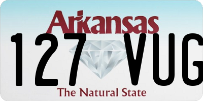 AR license plate 127VUG
