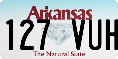 AR license plate 127VUH