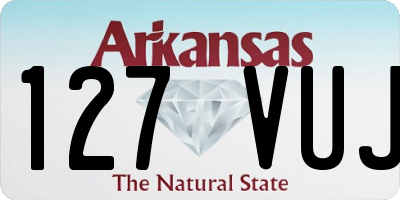 AR license plate 127VUJ