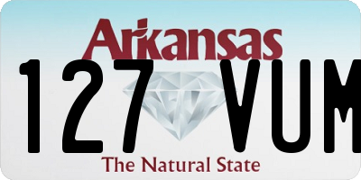 AR license plate 127VUM