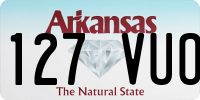 AR license plate 127VUO