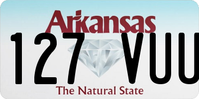 AR license plate 127VUU
