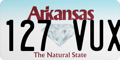 AR license plate 127VUX