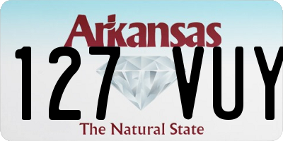 AR license plate 127VUY