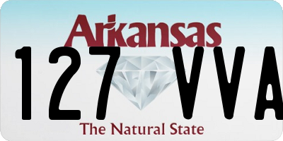 AR license plate 127VVA