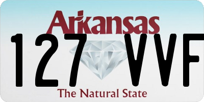 AR license plate 127VVF