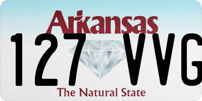 AR license plate 127VVG