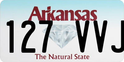 AR license plate 127VVJ