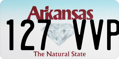 AR license plate 127VVP