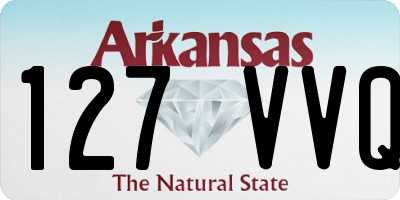 AR license plate 127VVQ