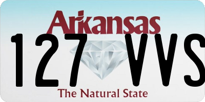 AR license plate 127VVS