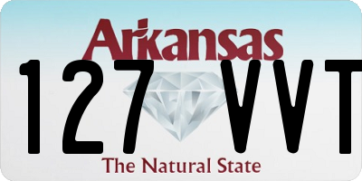 AR license plate 127VVT