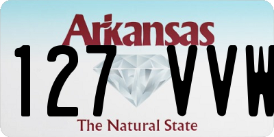 AR license plate 127VVW