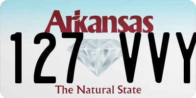 AR license plate 127VVY
