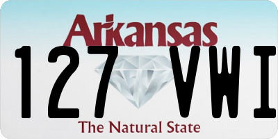 AR license plate 127VWI