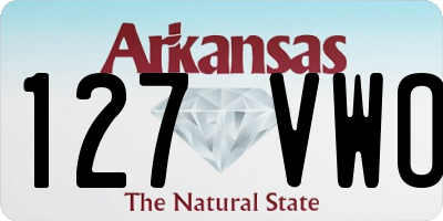 AR license plate 127VWO