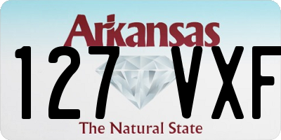 AR license plate 127VXF