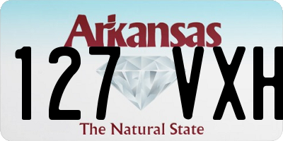 AR license plate 127VXH